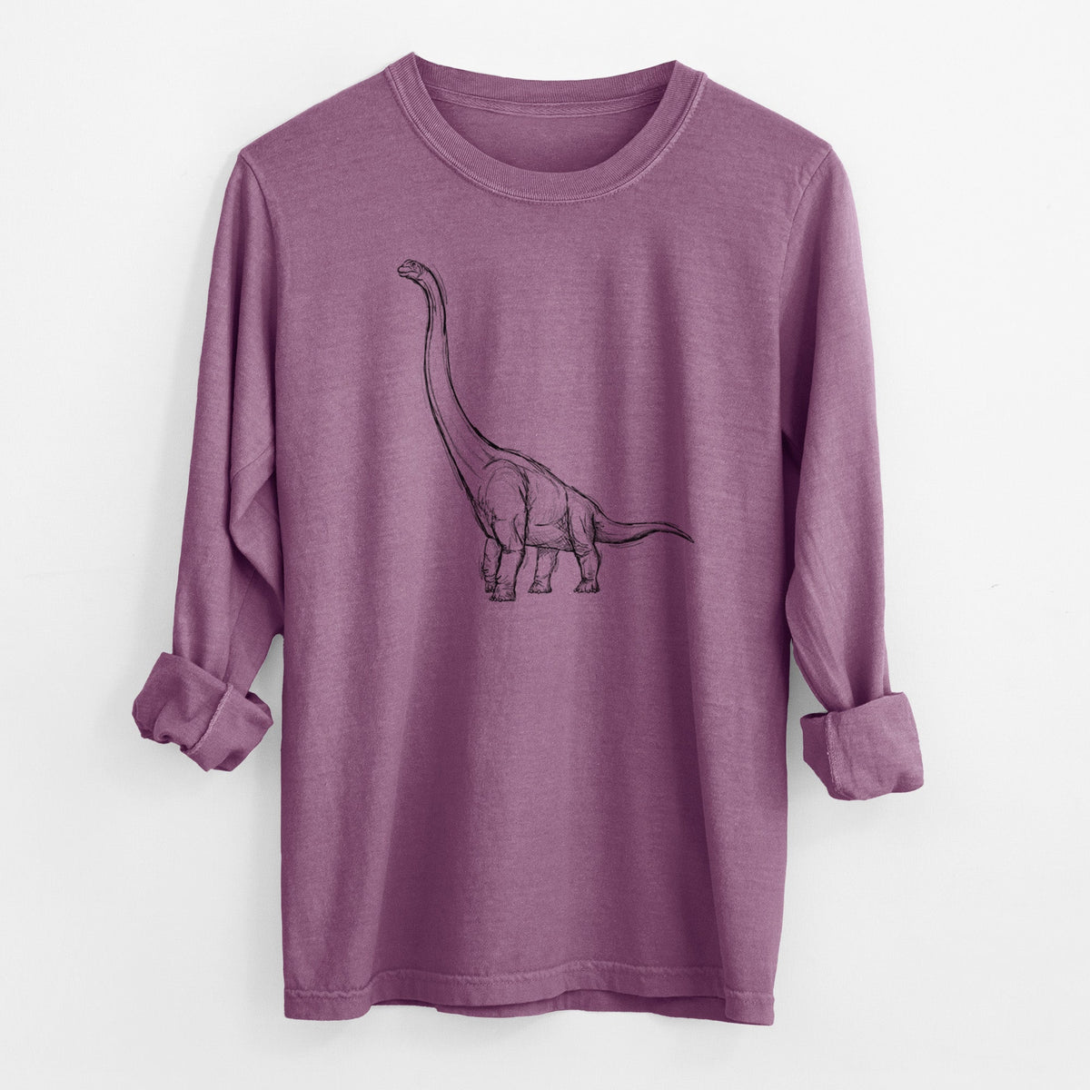 Apatosaurus Excelsus - Men's Heavyweight 100% Cotton Long Sleeve