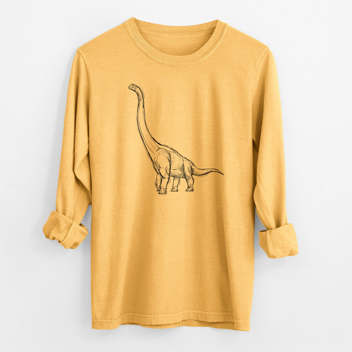 Apatosaurus Excelsus - Men's Heavyweight 100% Cotton Long Sleeve