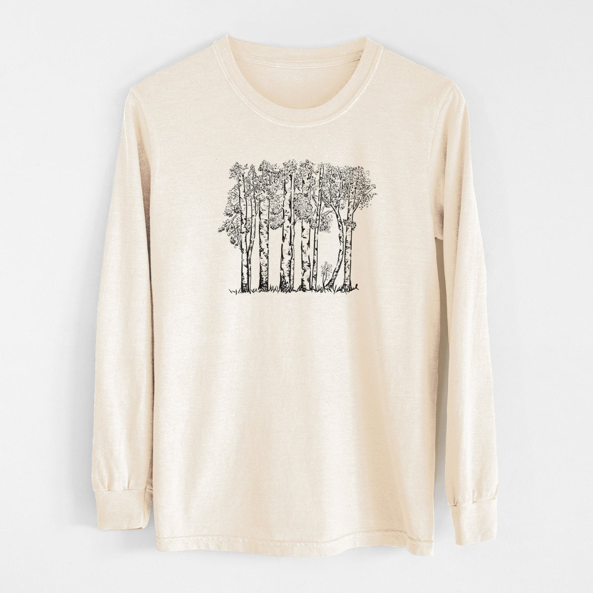 Quaking Aspens - Populus tremuloides - Unisex Comfort Colors 100% Cotton Long Sleeve