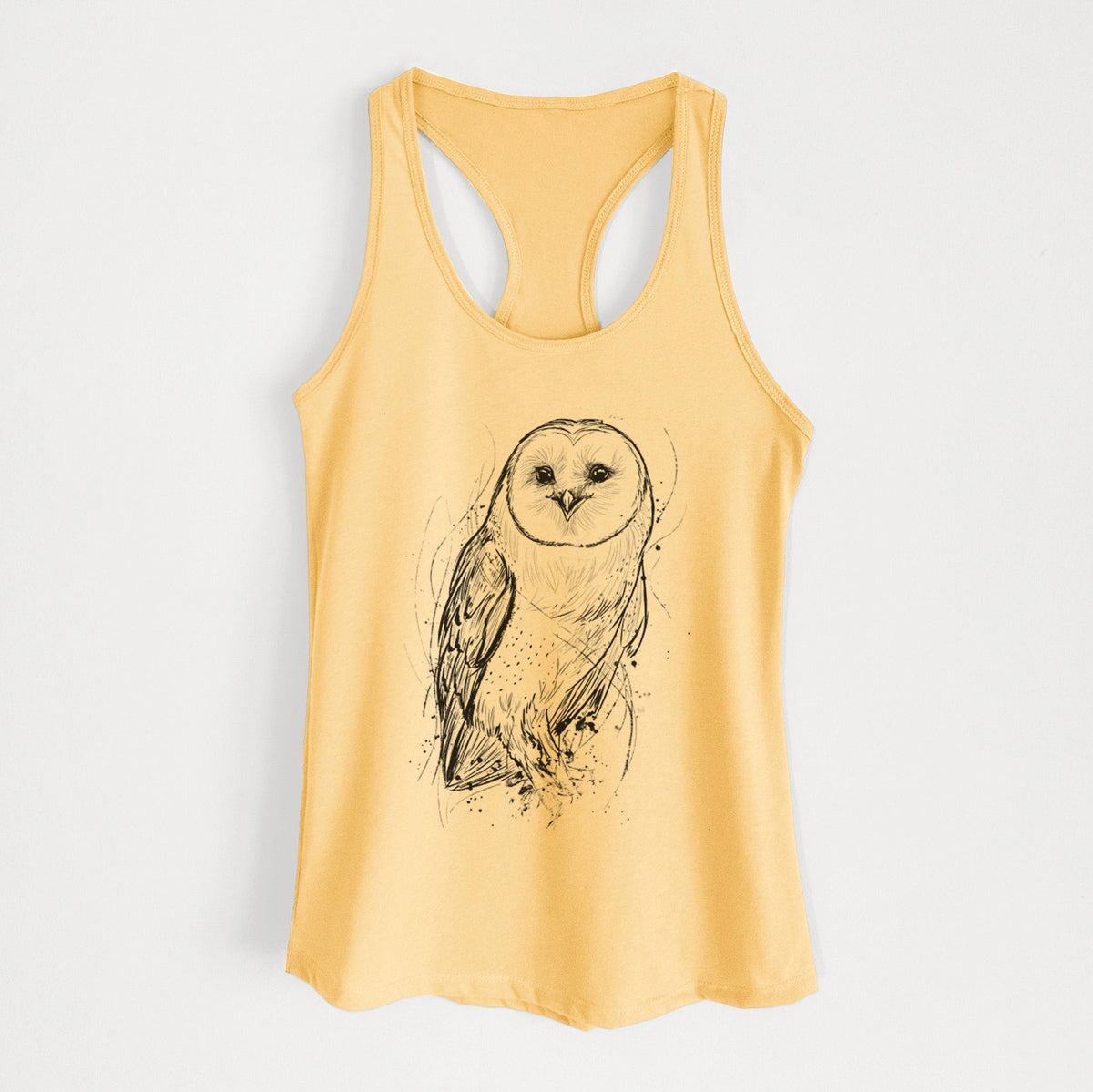 Barn Owl - Tyto alba - Women's Racerback Tanktop