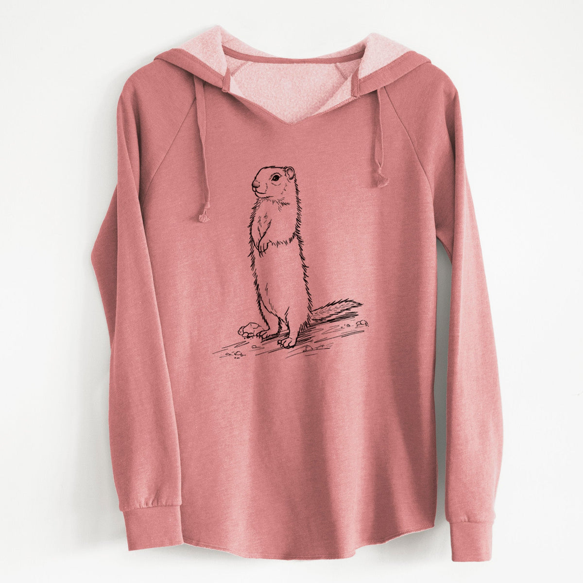 Belding's Ground Squirrel - Urocitellus beldingi - Cali Wave Hooded Sweatshirt