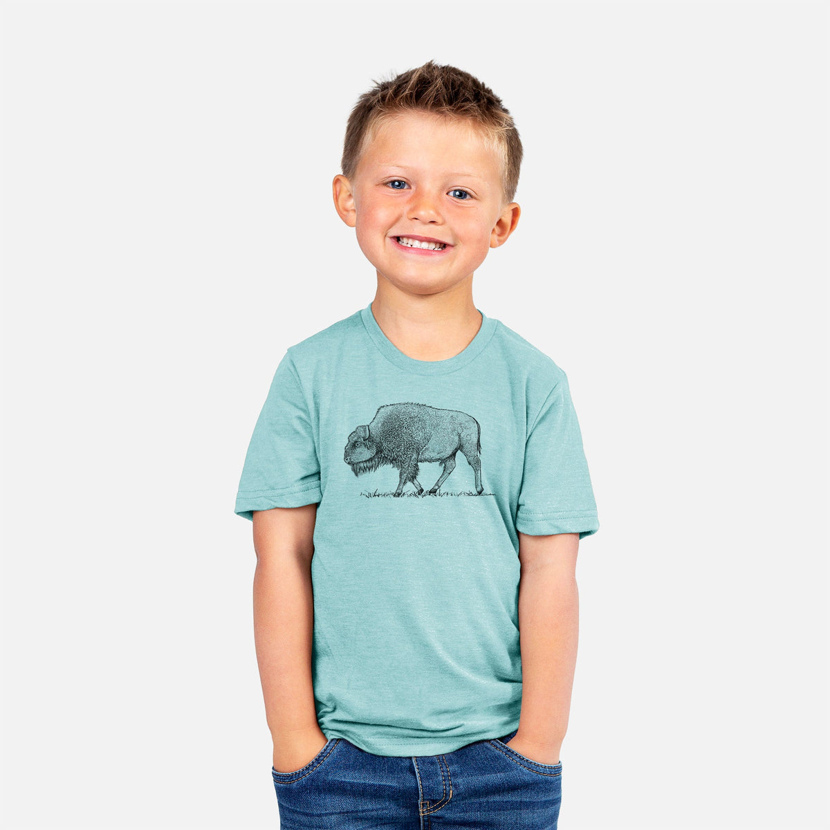 American Bison / Buffalo - Bison bison - Toddler/Youth Shirt