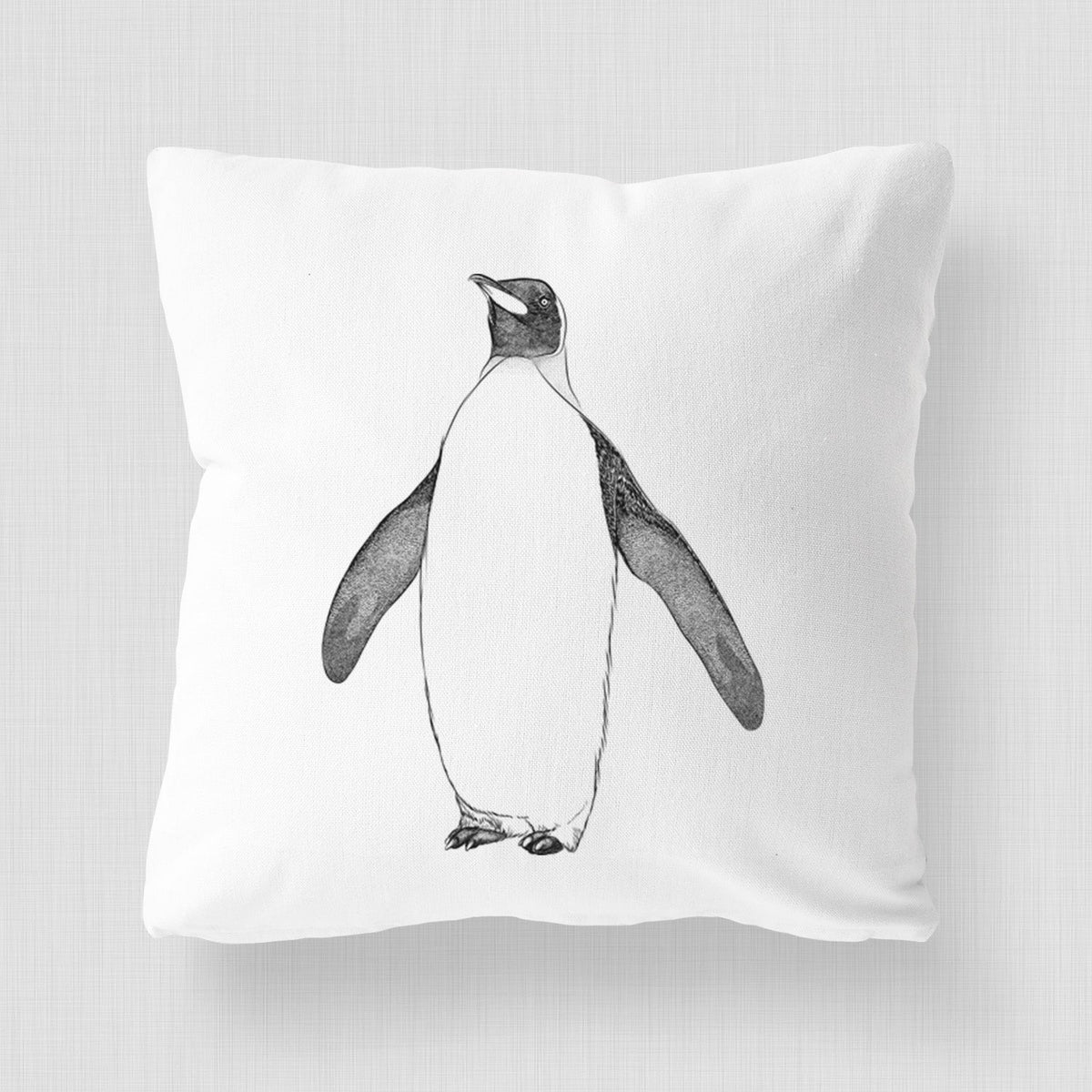 Emperor Penguin - Aptenodytes forsteri - Throw Pillow Cover