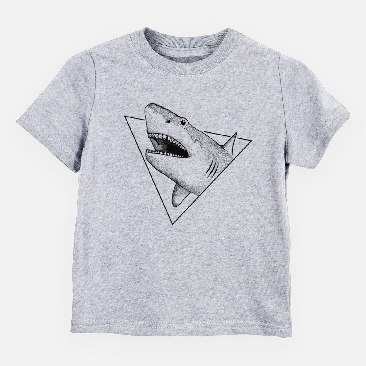 Great White Shark Triangle - Toddler/Youth Shirt