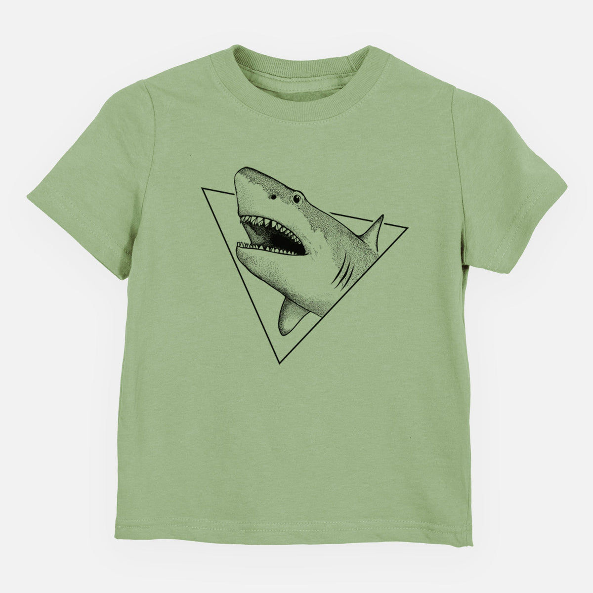 Great White Shark Triangle - Toddler/Youth Shirt