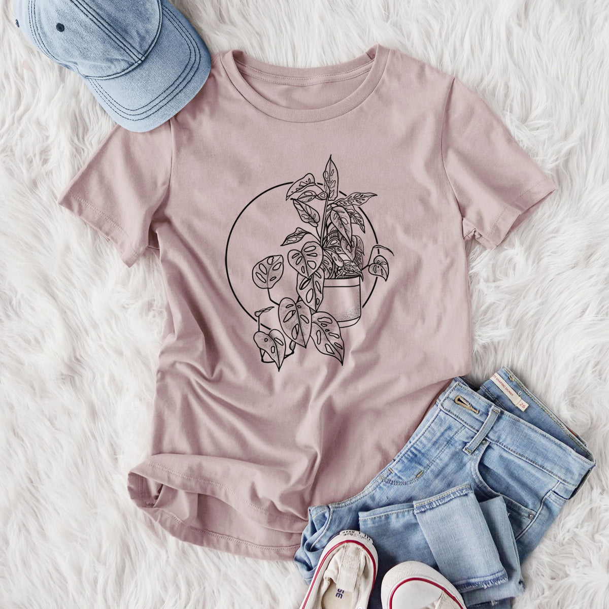 Monstera Adansonii - Women's Lightweight Relaxed Fit 100% Cotton Crewneck