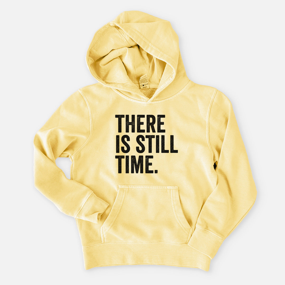 There's Still Time - Youth Pigment Dyed Hoodie