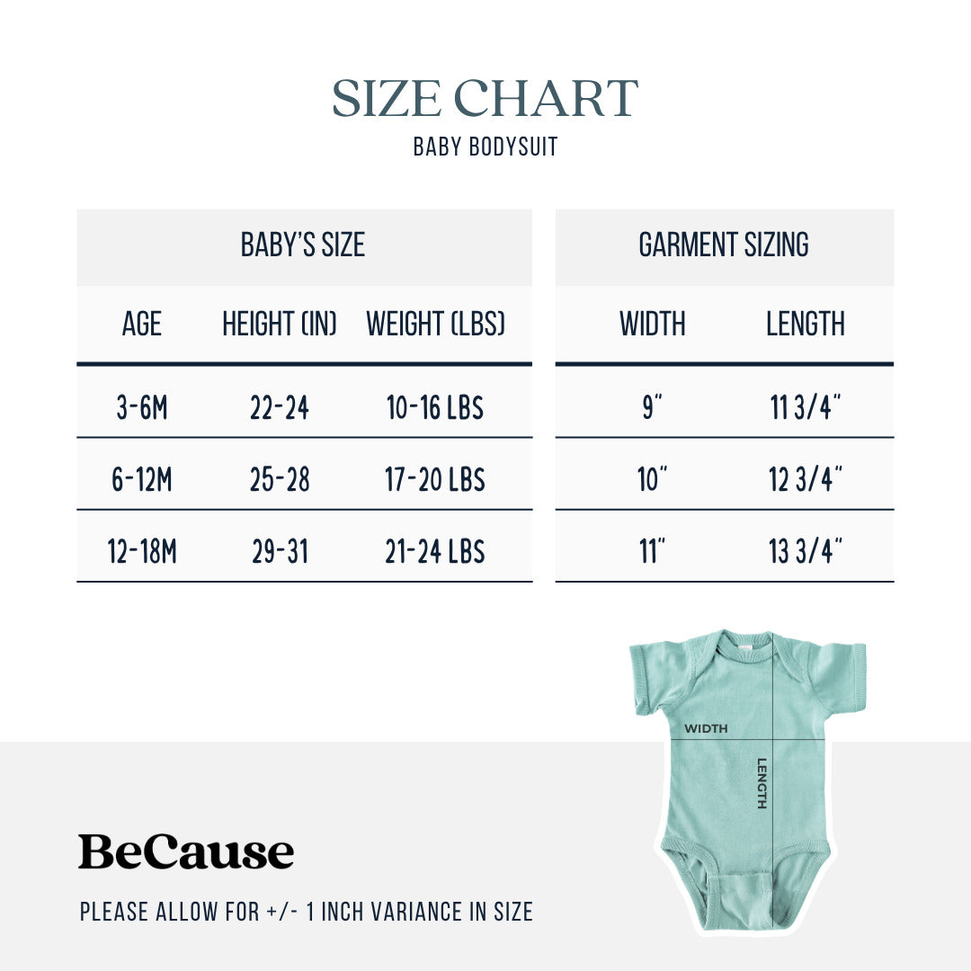 Loggerhead Sea Turtle - Caretta caretta - Baby Fine Jersey Bodysuit