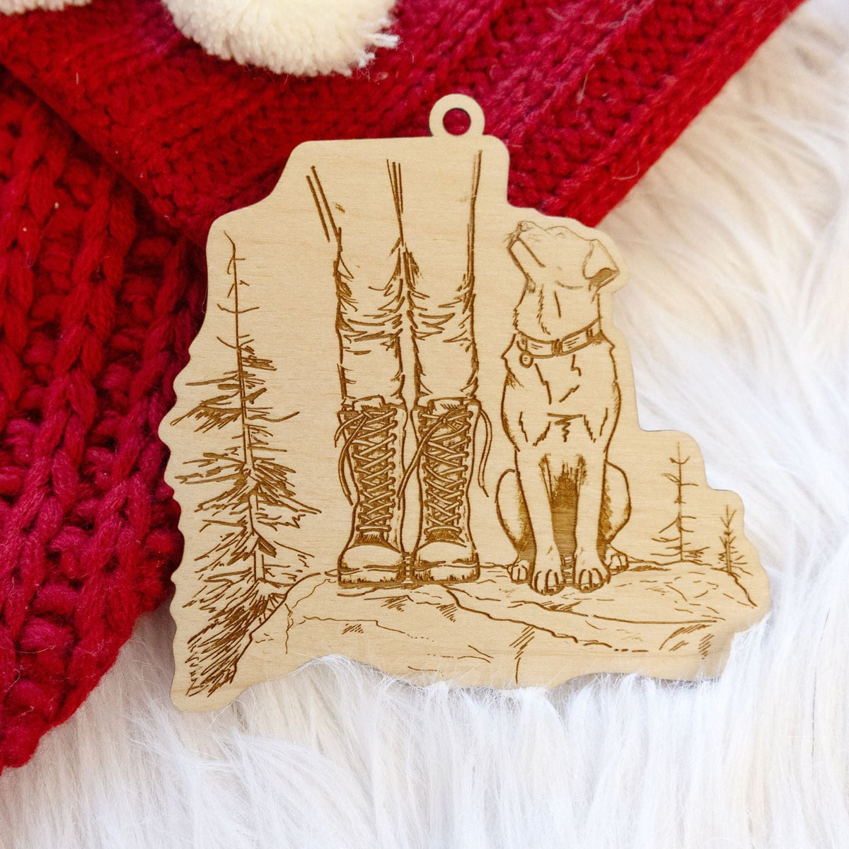 Trail Companions Wooden Ornament