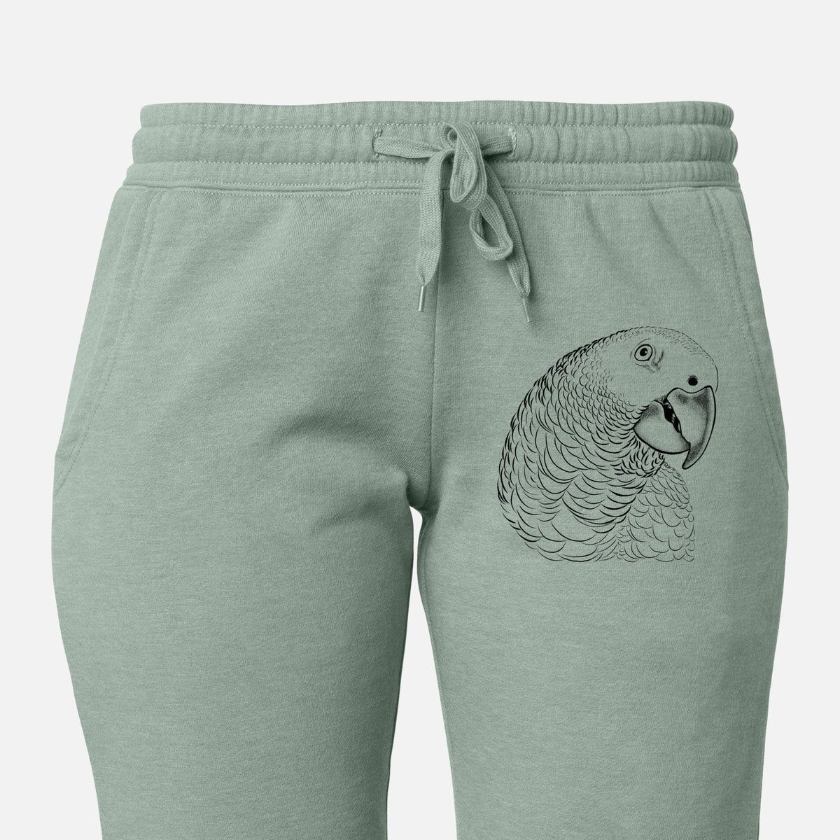 African Grey Parrot - Women's Cali Wave Jogger Sweatpants