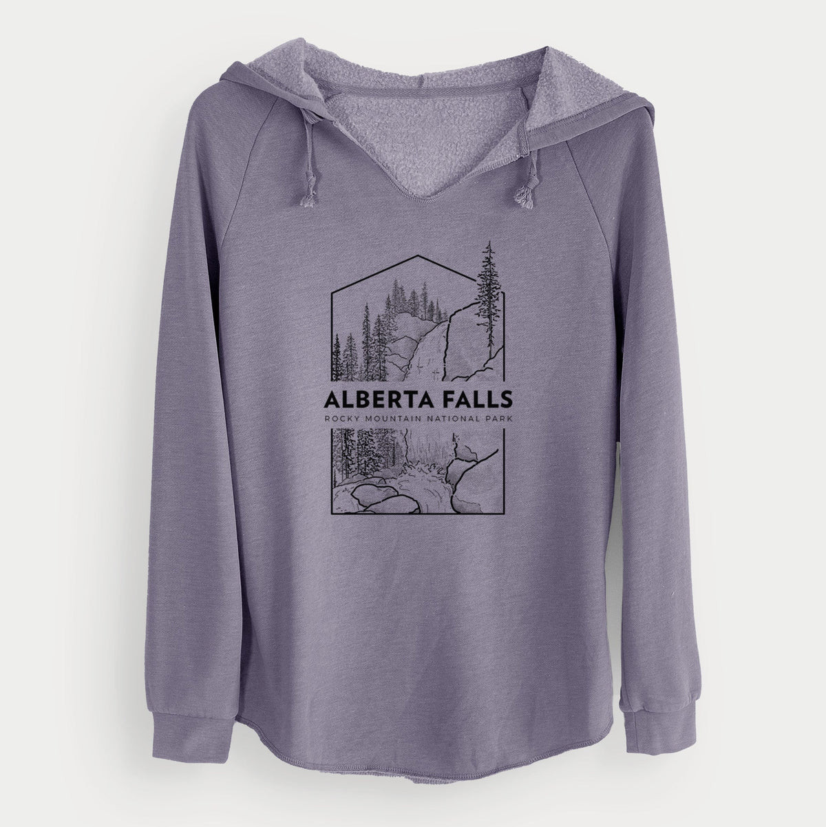Alberta Falls - Rocky Mountain National Park - Cali Wave Hooded Sweatshirt