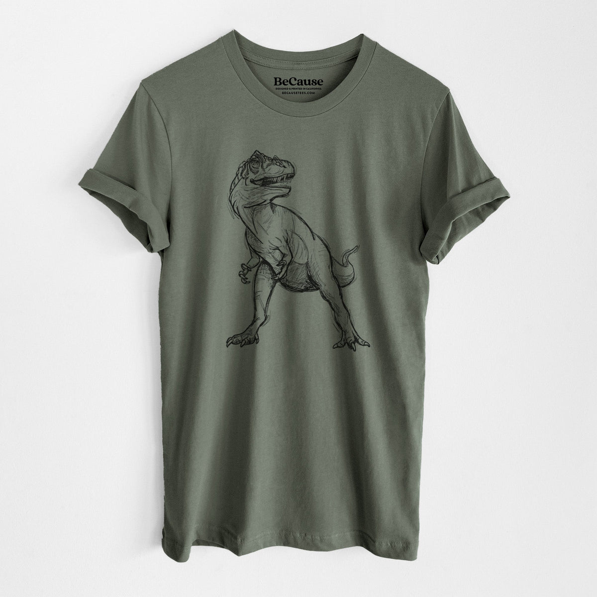 Allosaurus Fragilis - Lightweight 100% Cotton Unisex Crewneck