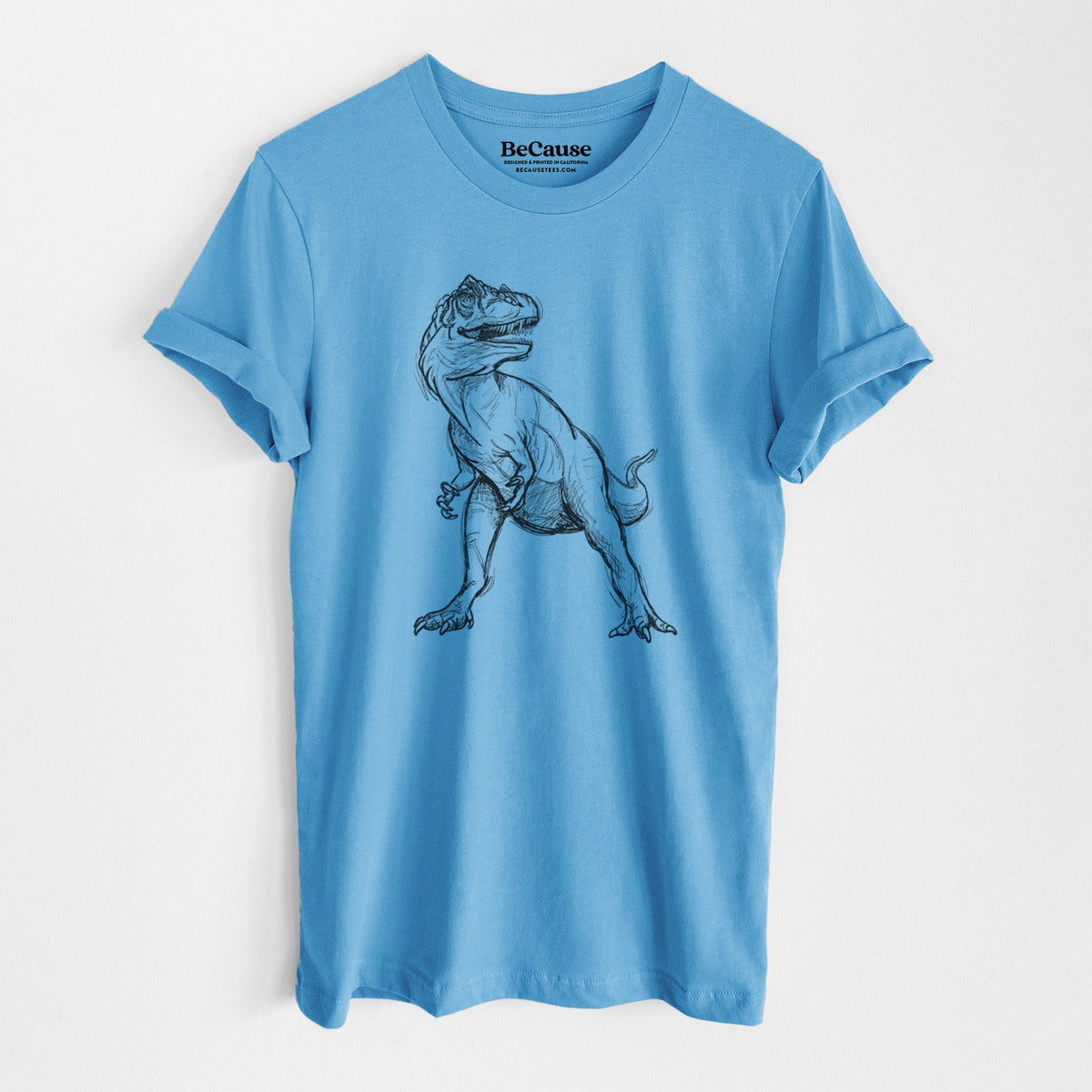 Allosaurus Fragilis - Lightweight 100% Cotton Unisex Crewneck