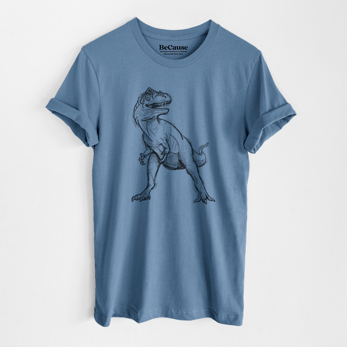 Allosaurus Fragilis - Lightweight 100% Cotton Unisex Crewneck