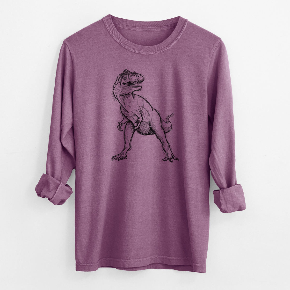 Allosaurus Fragilis - Men's Heavyweight 100% Cotton Long Sleeve
