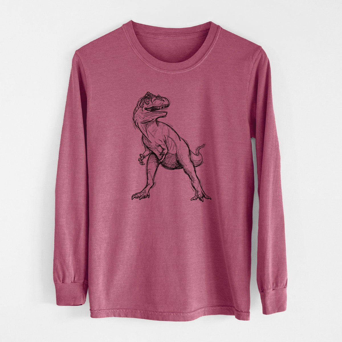 Allosaurus Fragilis - Men's Heavyweight 100% Cotton Long Sleeve