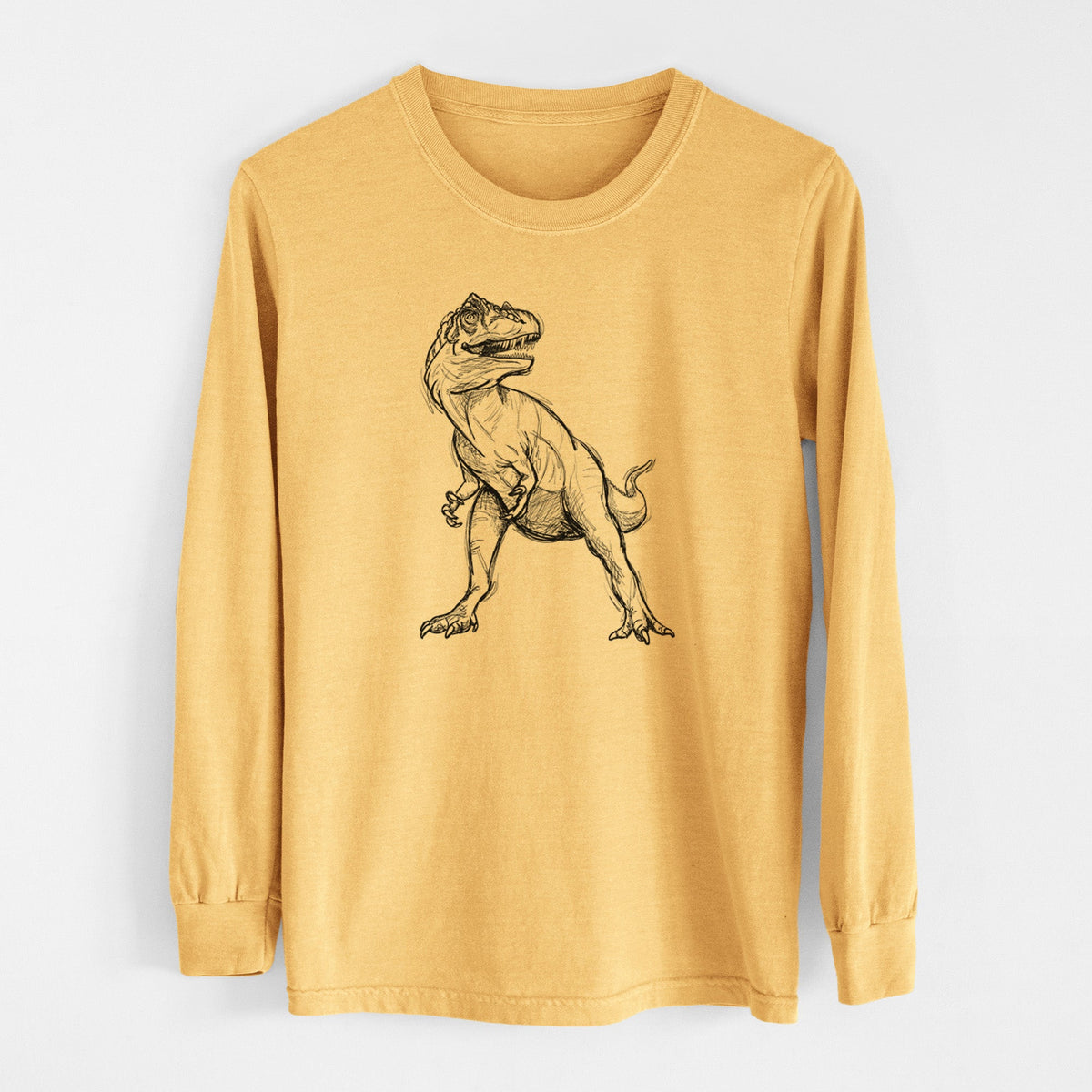 Allosaurus Fragilis - Men's Heavyweight 100% Cotton Long Sleeve