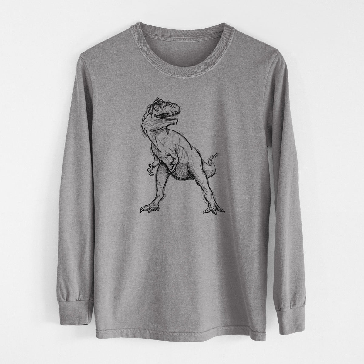Allosaurus Fragilis - Men's Heavyweight 100% Cotton Long Sleeve
