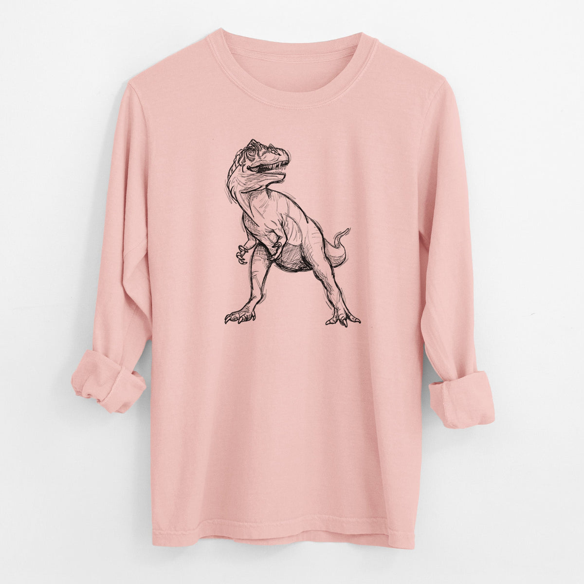Allosaurus Fragilis - Men's Heavyweight 100% Cotton Long Sleeve