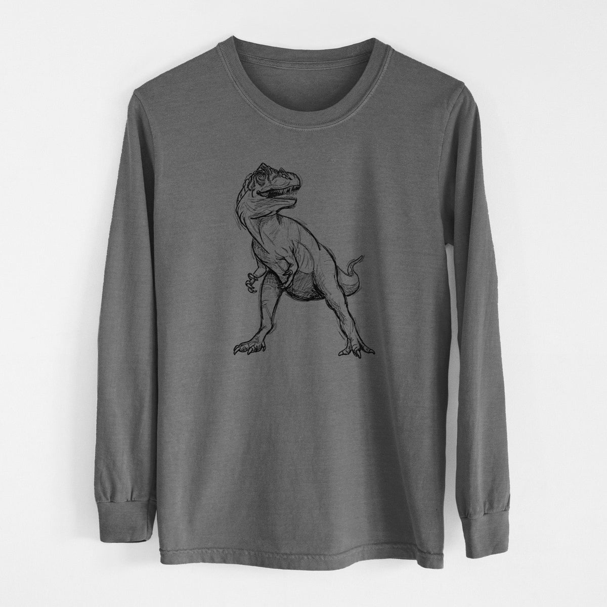 Allosaurus Fragilis - Men's Heavyweight 100% Cotton Long Sleeve
