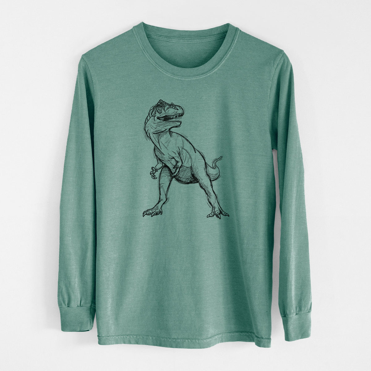 Allosaurus Fragilis - Men's Heavyweight 100% Cotton Long Sleeve