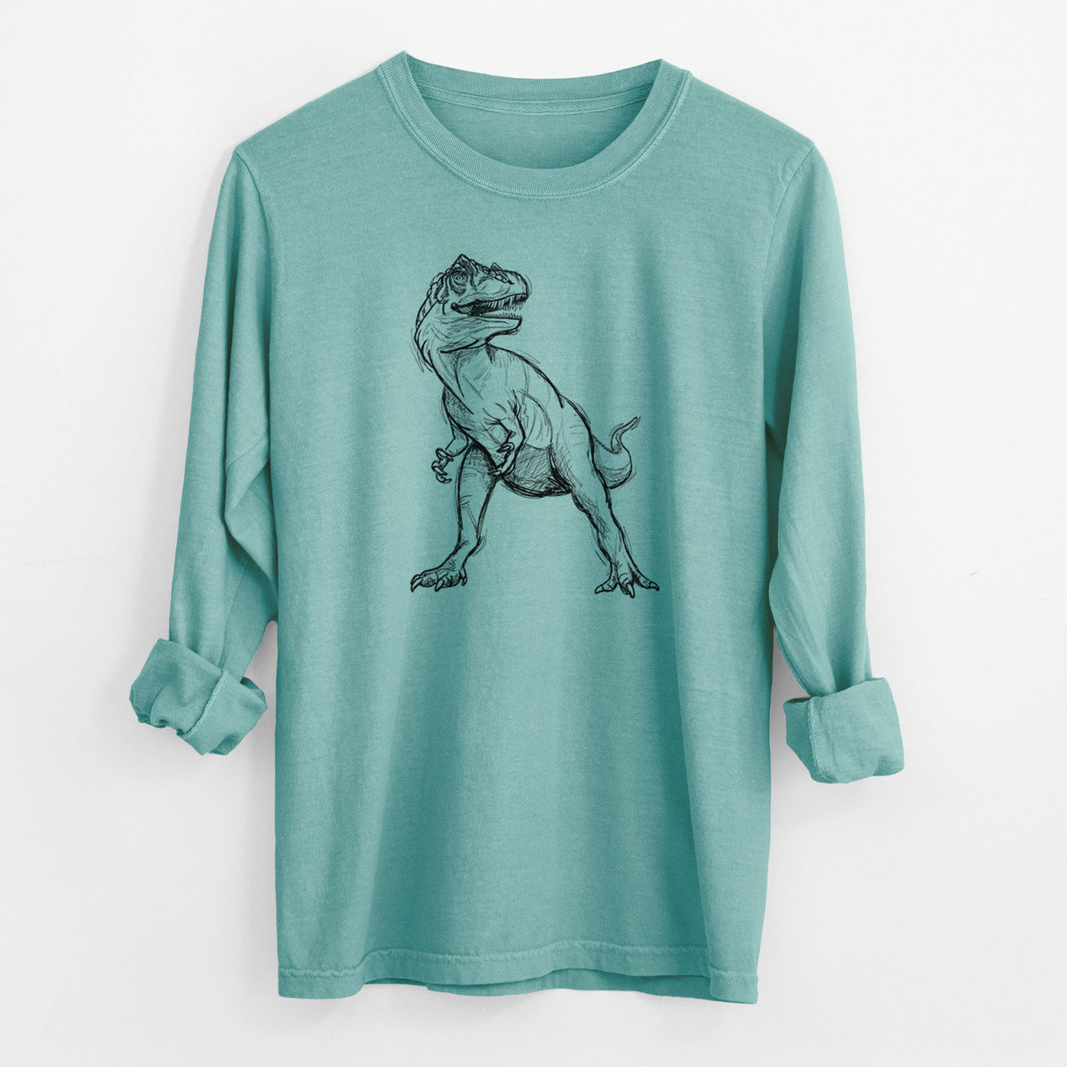 Allosaurus Fragilis - Men's Heavyweight 100% Cotton Long Sleeve