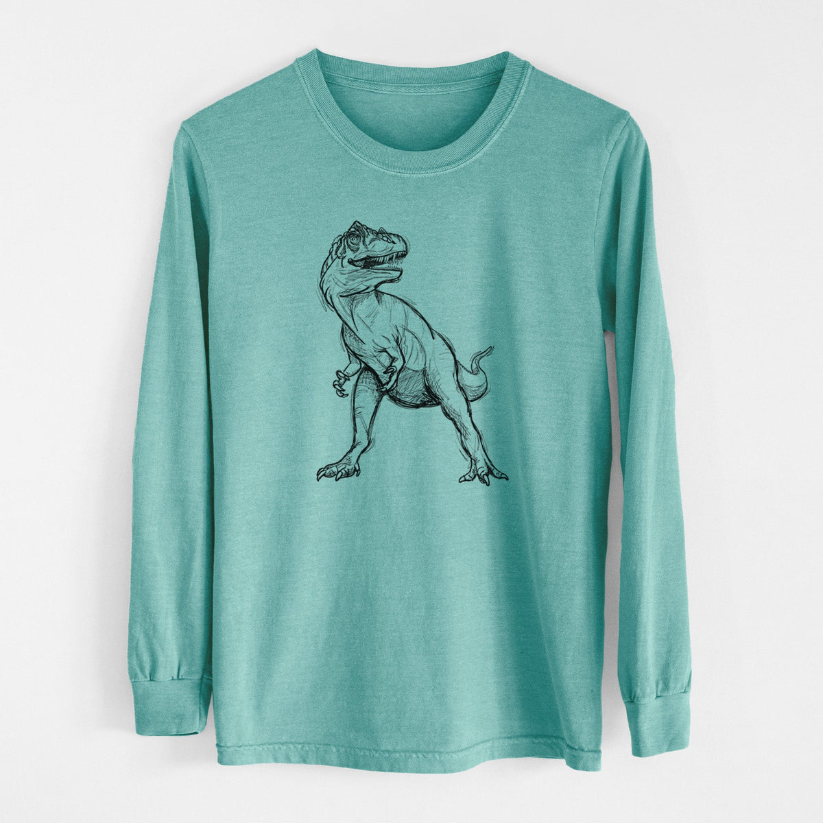 Allosaurus Fragilis - Men's Heavyweight 100% Cotton Long Sleeve