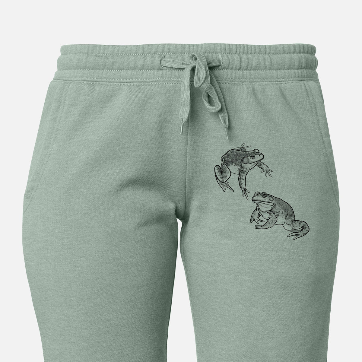 American Bullfrogs - Lithobates catesbeianus - Women's Cali Wave Jogger Sweatpants