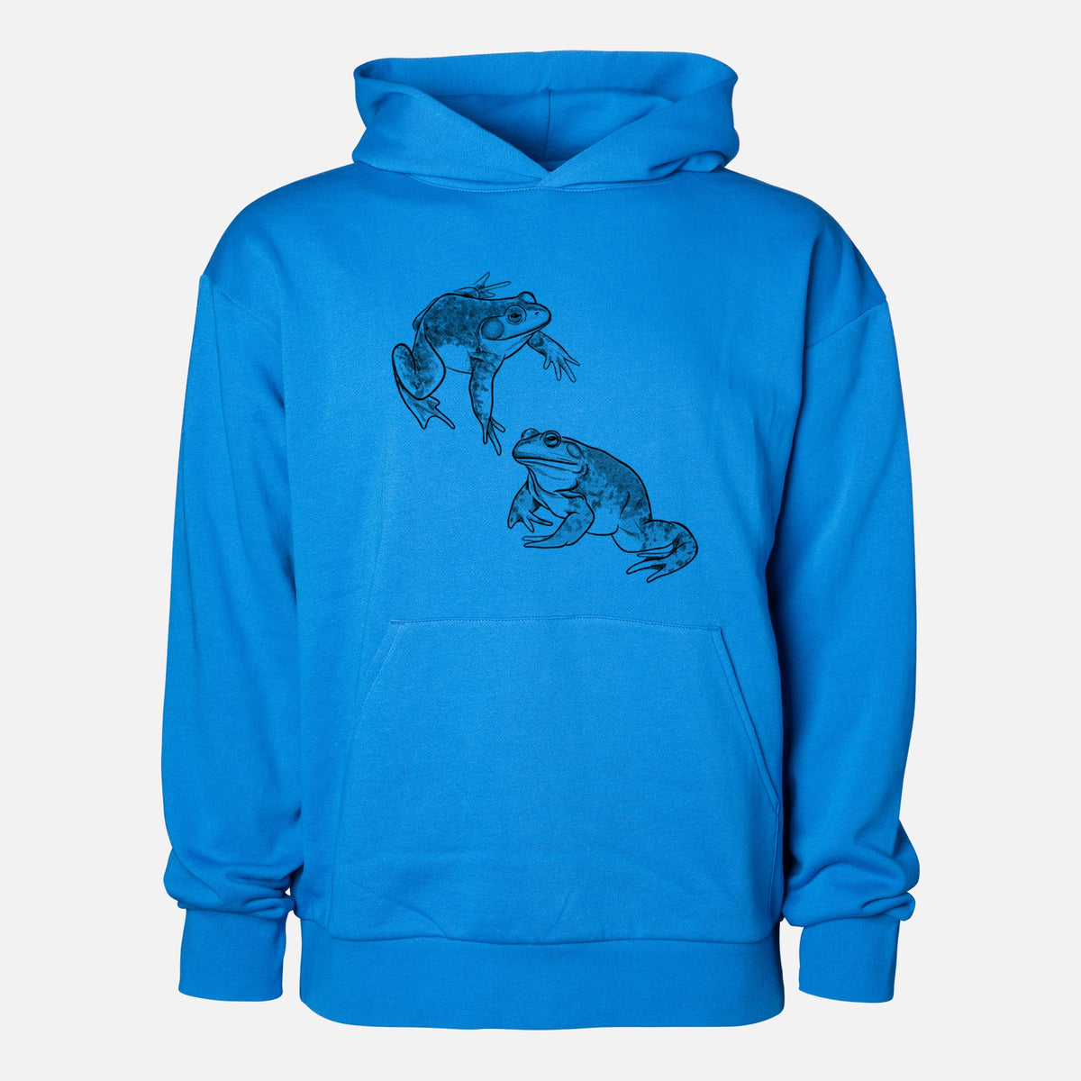 American Bullfrogs - Lithobates catesbeianus  - Statement Midweight Hoodie