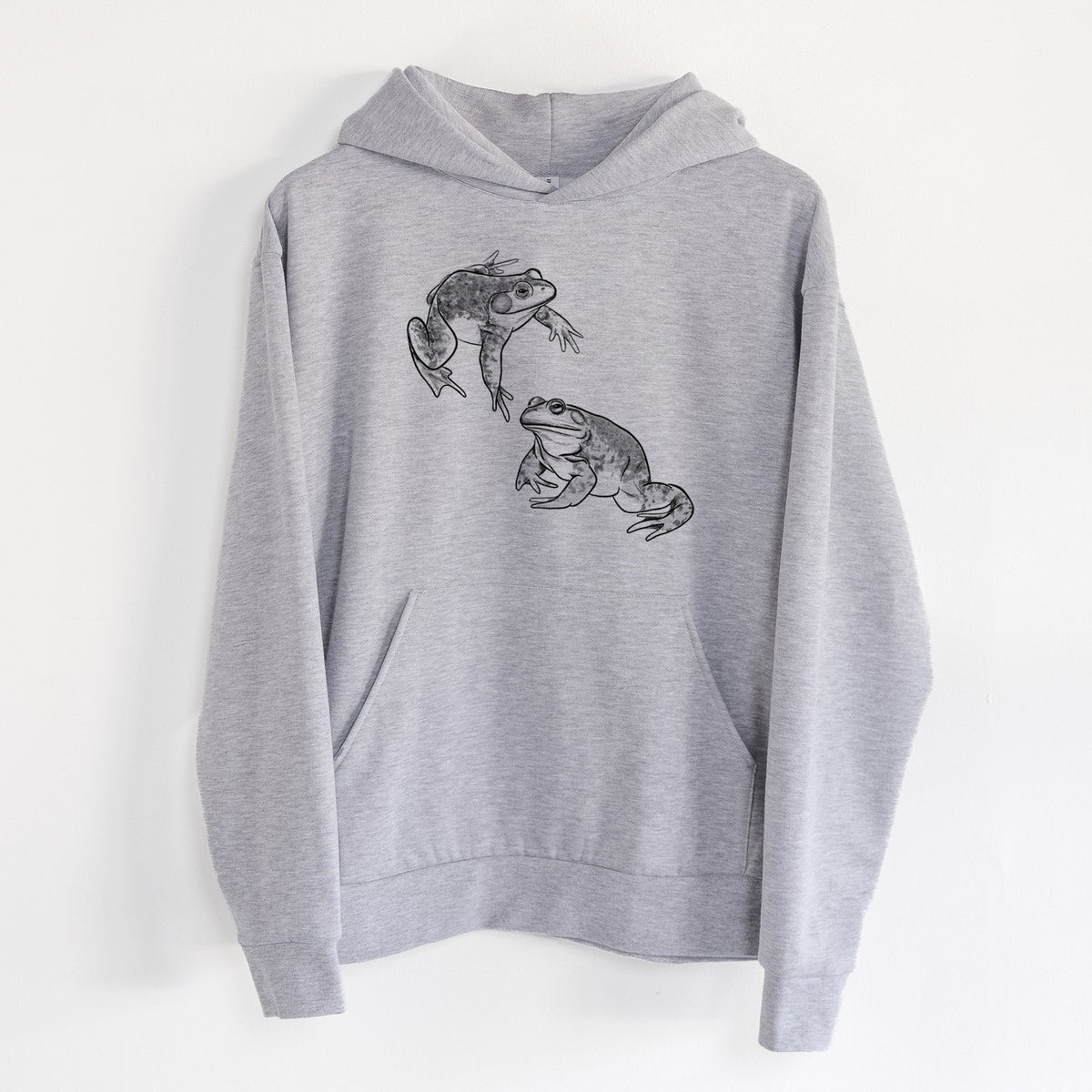 American Bullfrogs - Lithobates catesbeianus  - Statement Midweight Hoodie