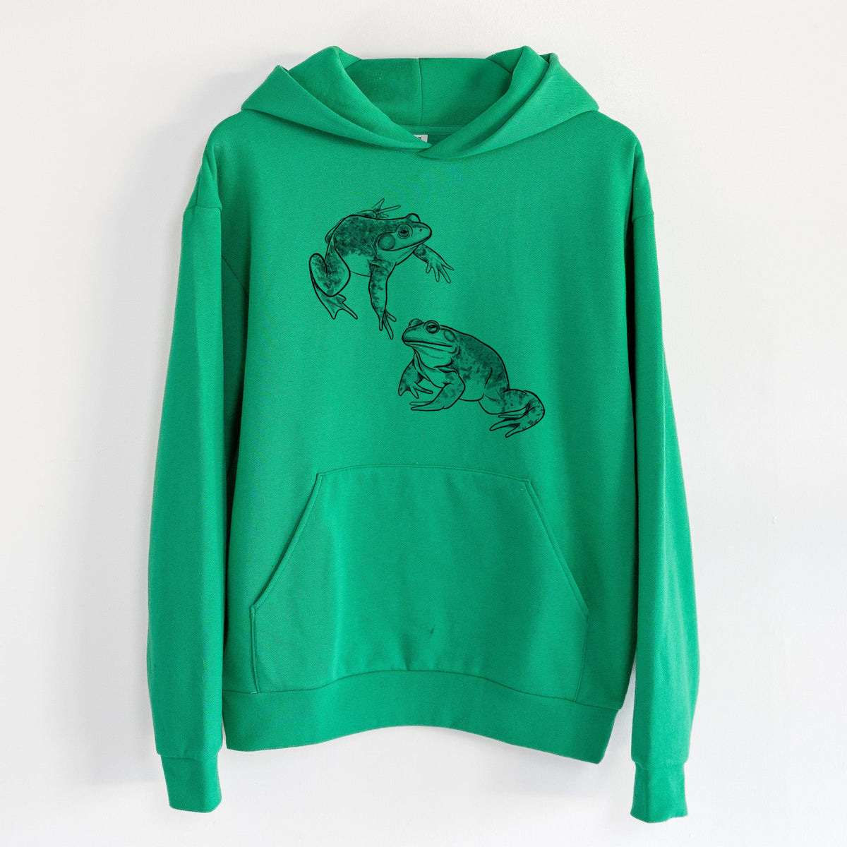 American Bullfrogs - Lithobates catesbeianus  - Statement Midweight Hoodie