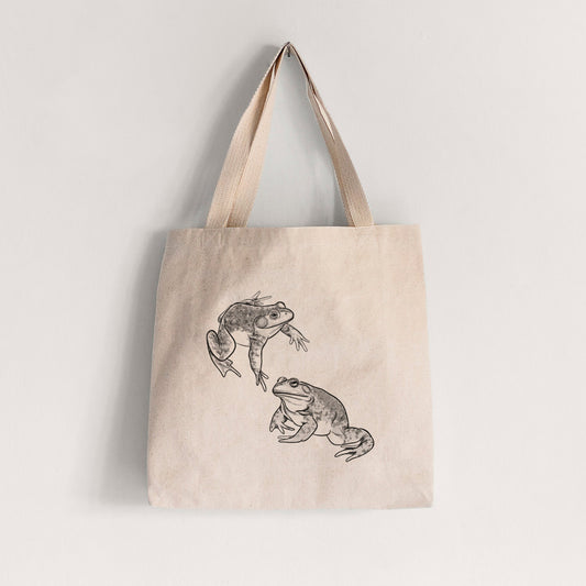 American Bullfrogs - Lithobates catesbeianus - Tote Bag