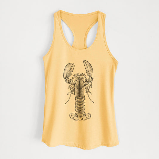 American Lobster - Homarus americanus - Women's Racerback Tanktop