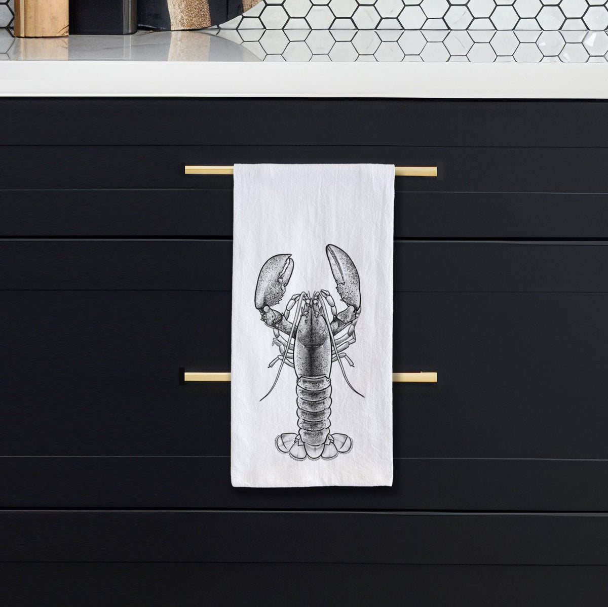 American Lobster - Homarus americanus Tea Towel