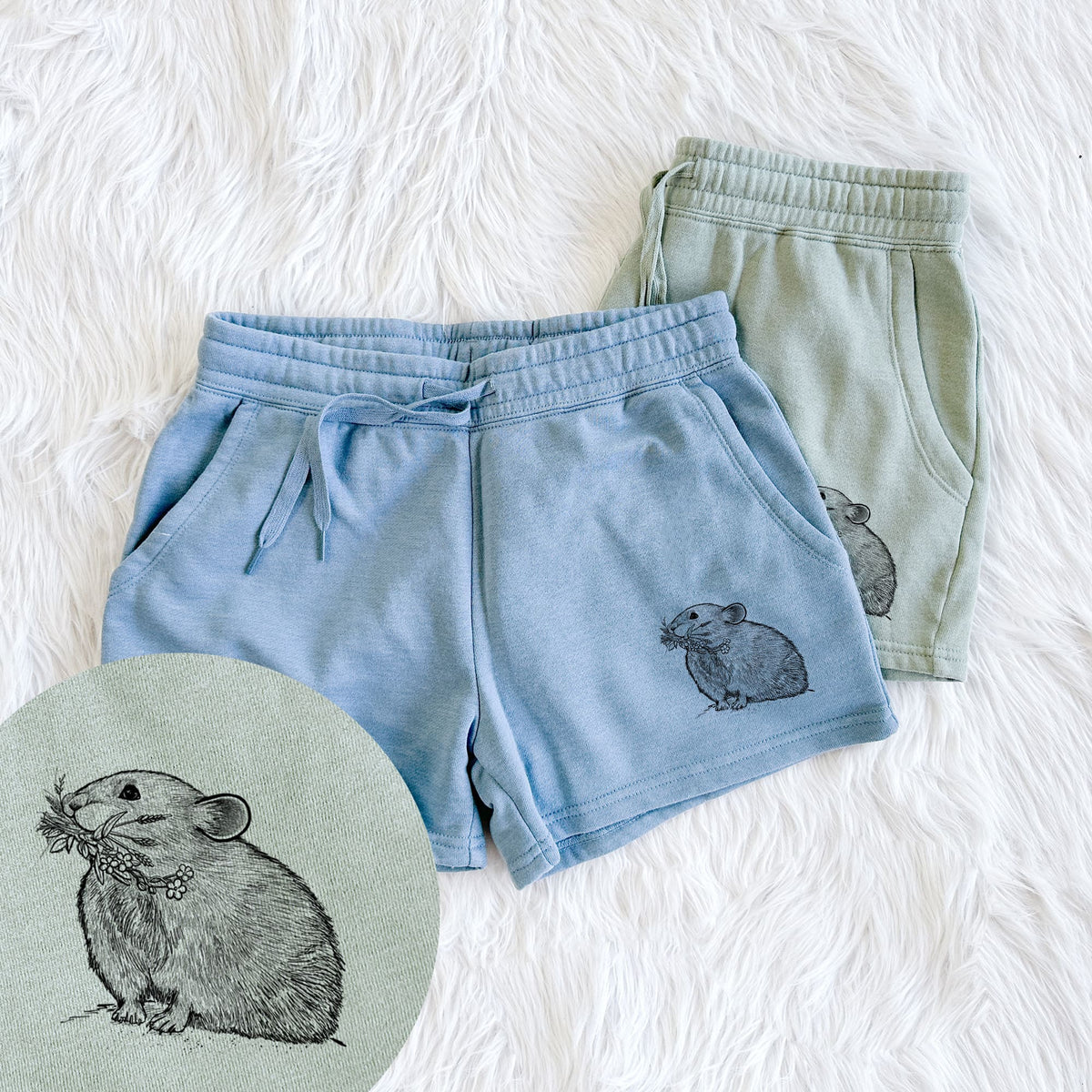 Ochotona princeps - American Pika - Women's Cali Wave Shorts