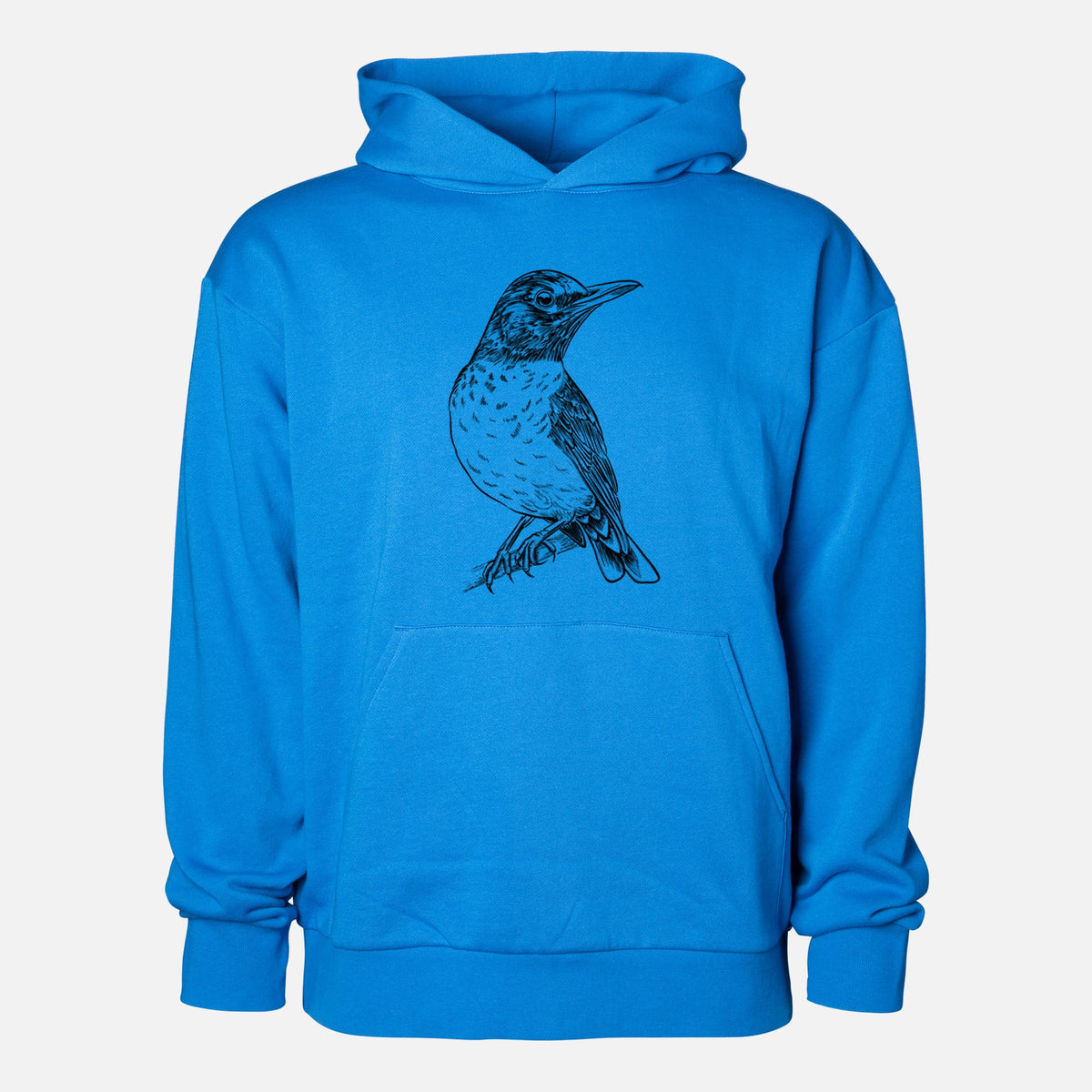 American Robin - Turdus migratorius  - Statement Midweight Hoodie