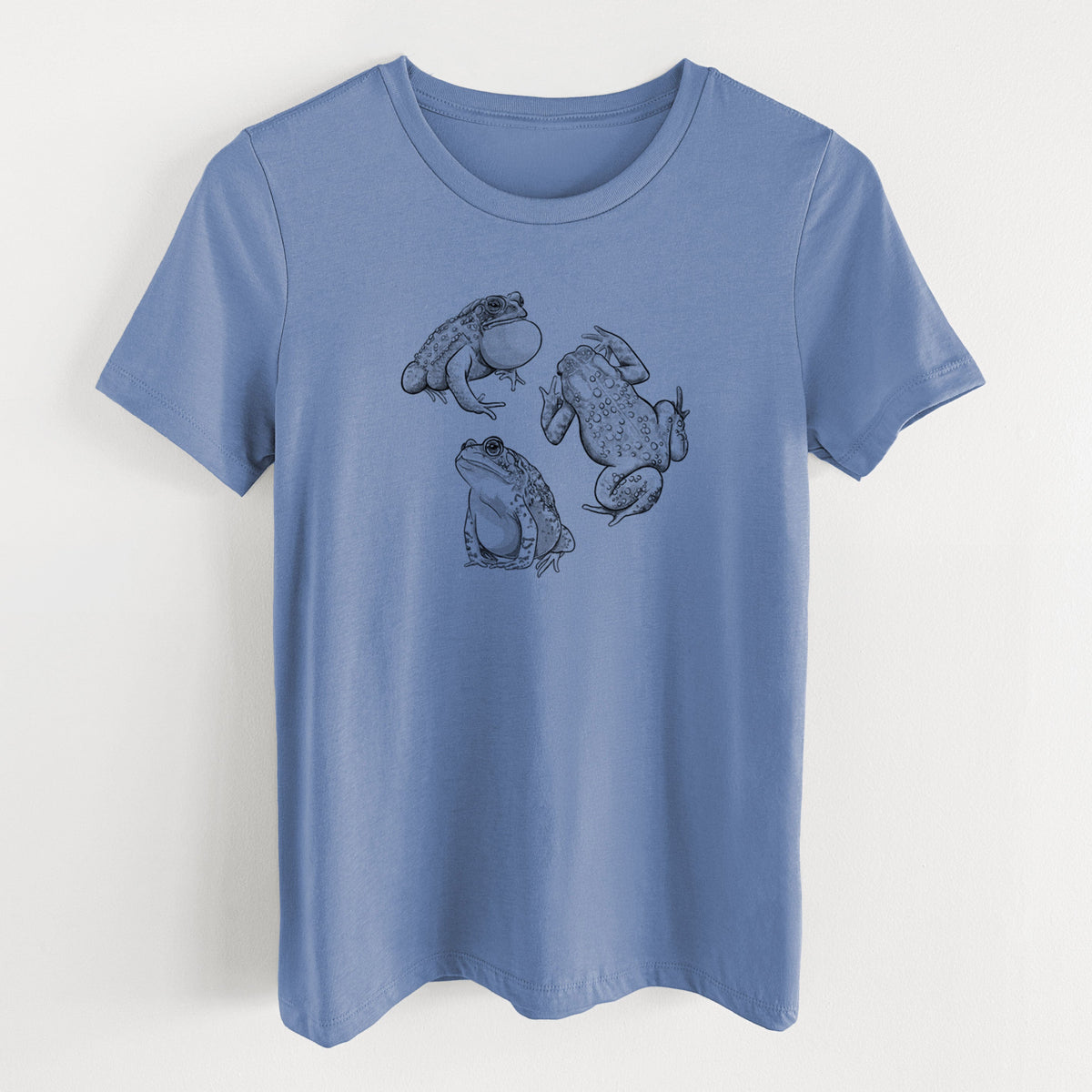 American Toads - Anaxyrus americanus - Women's Lightweight Relaxed Fit 100% Cotton Crewneck