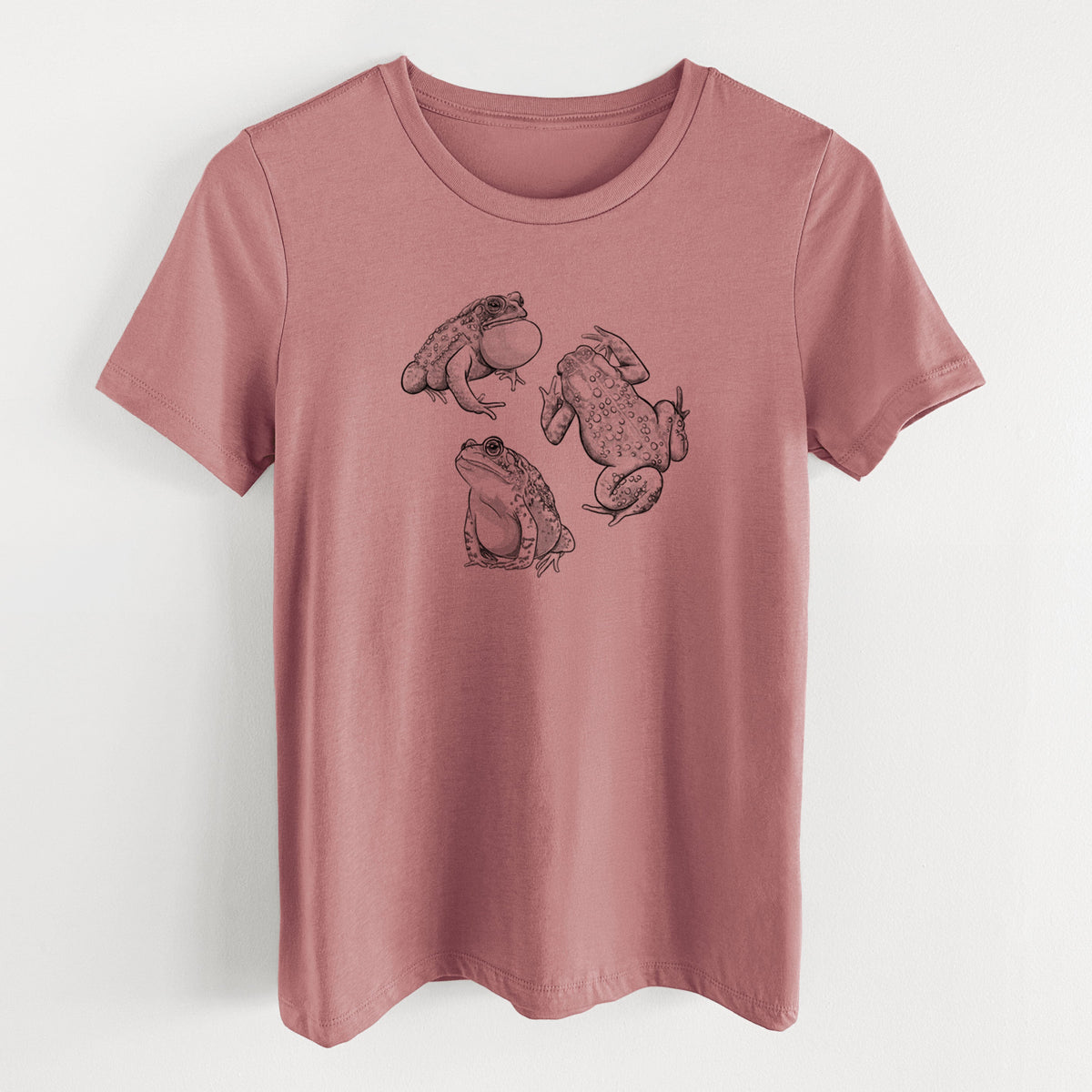 American Toads - Anaxyrus americanus - Women's Lightweight Relaxed Fit 100% Cotton Crewneck