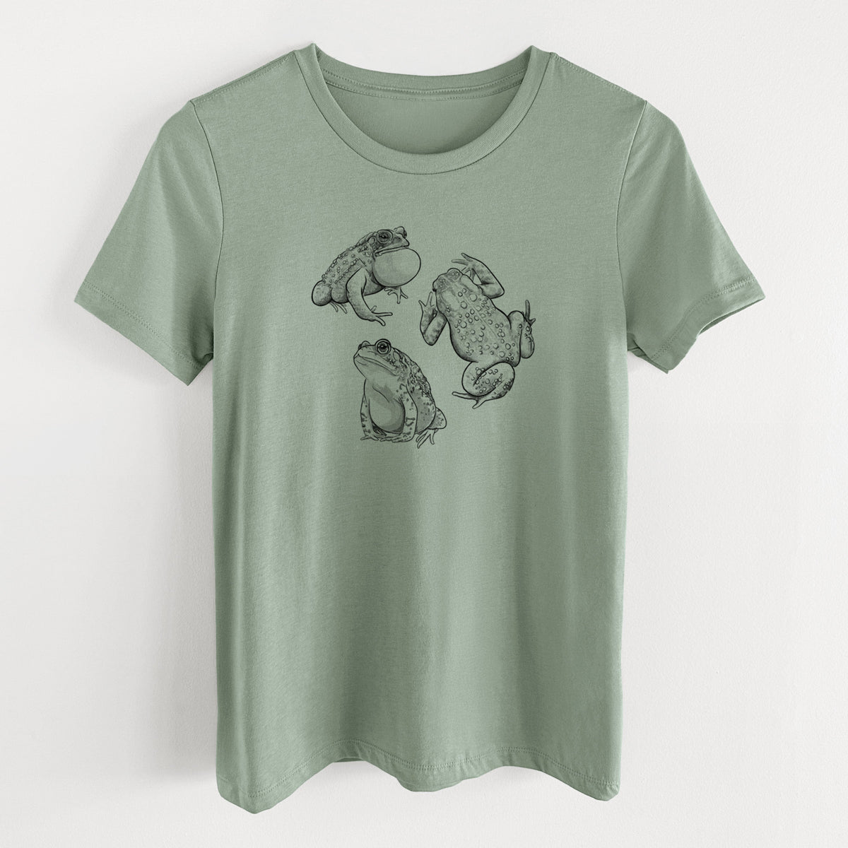 American Toads - Anaxyrus americanus - Women's Lightweight Relaxed Fit 100% Cotton Crewneck