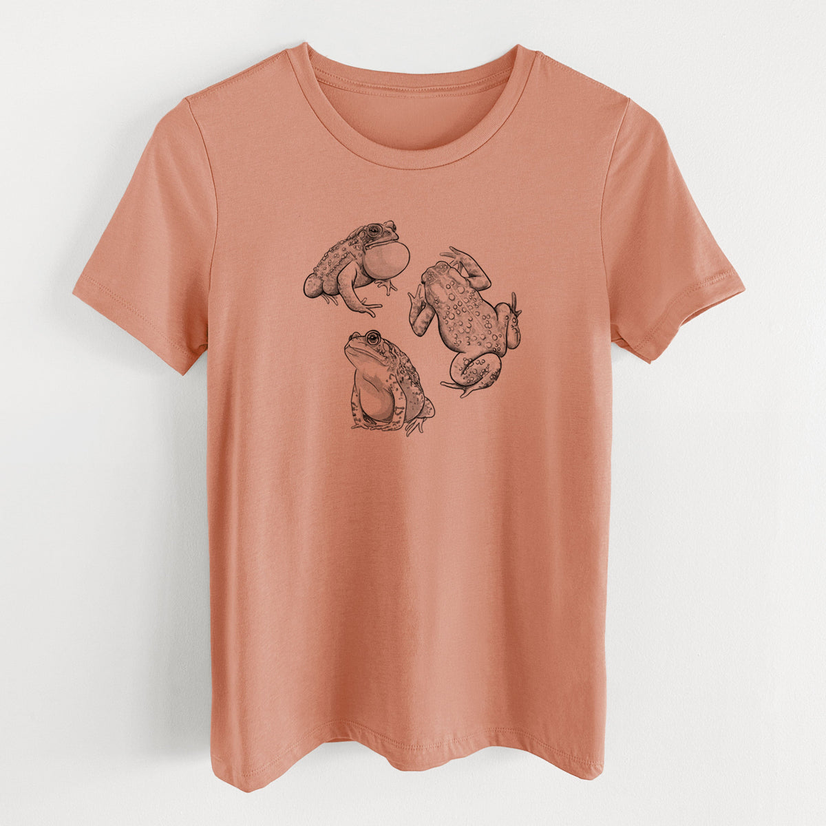American Toads - Anaxyrus americanus - Women's Lightweight Relaxed Fit 100% Cotton Crewneck