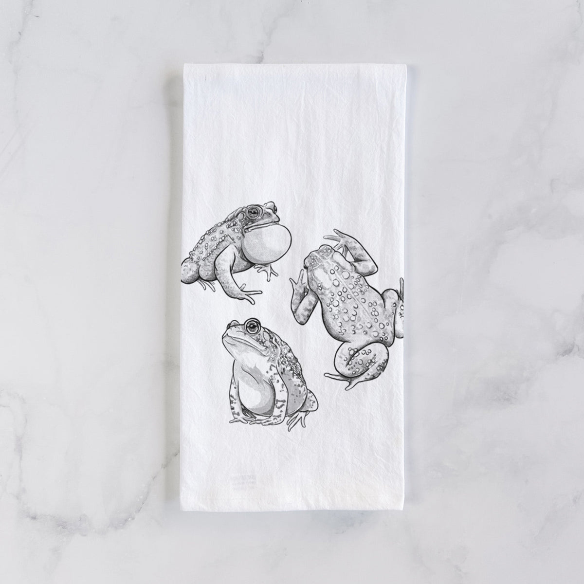 American Toads - Anaxyrus americanus Tea Towel