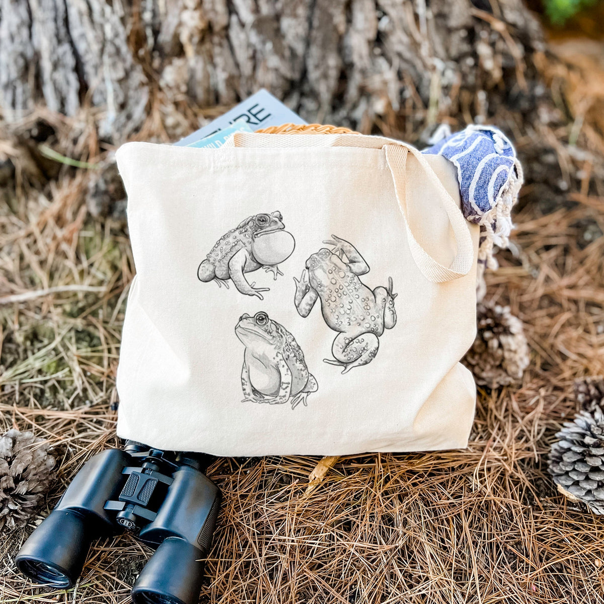 American Toads - Anaxyrus americanus - Tote Bag