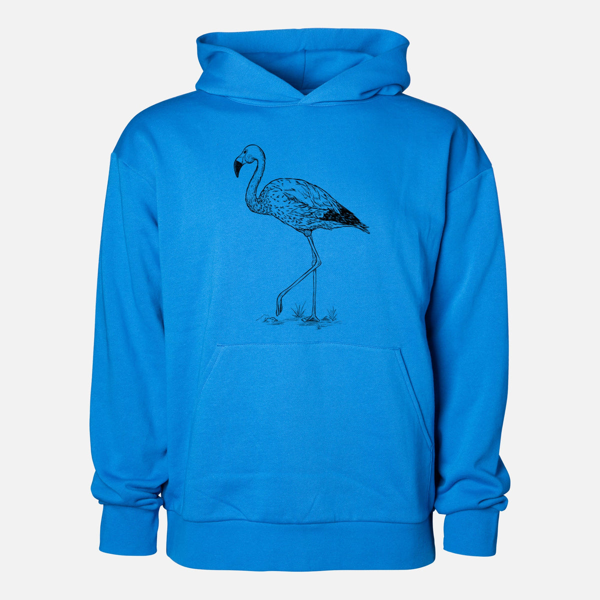 Andean Flamingo - Phoenicoparrus andinus  - Statement Midweight Hoodie