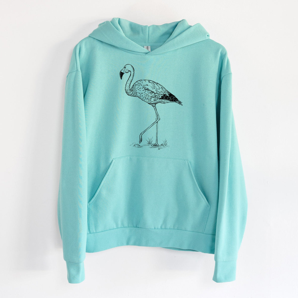 Andean Flamingo - Phoenicoparrus andinus  - Statement Midweight Hoodie