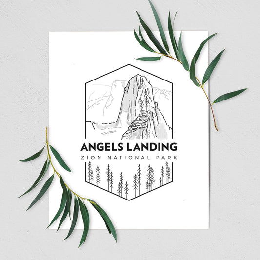 Angels Landing - Zion National Park - Fine Art Print