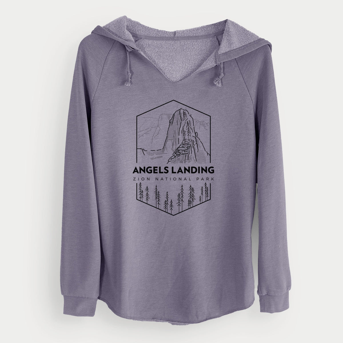 Angels Landing - Zion National Park - Cali Wave Hooded Sweatshirt