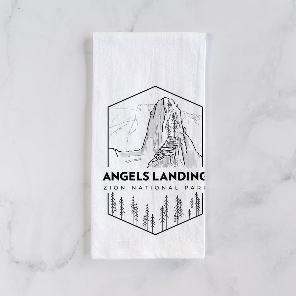 Angels Landing - Zion National Park Tea Towel