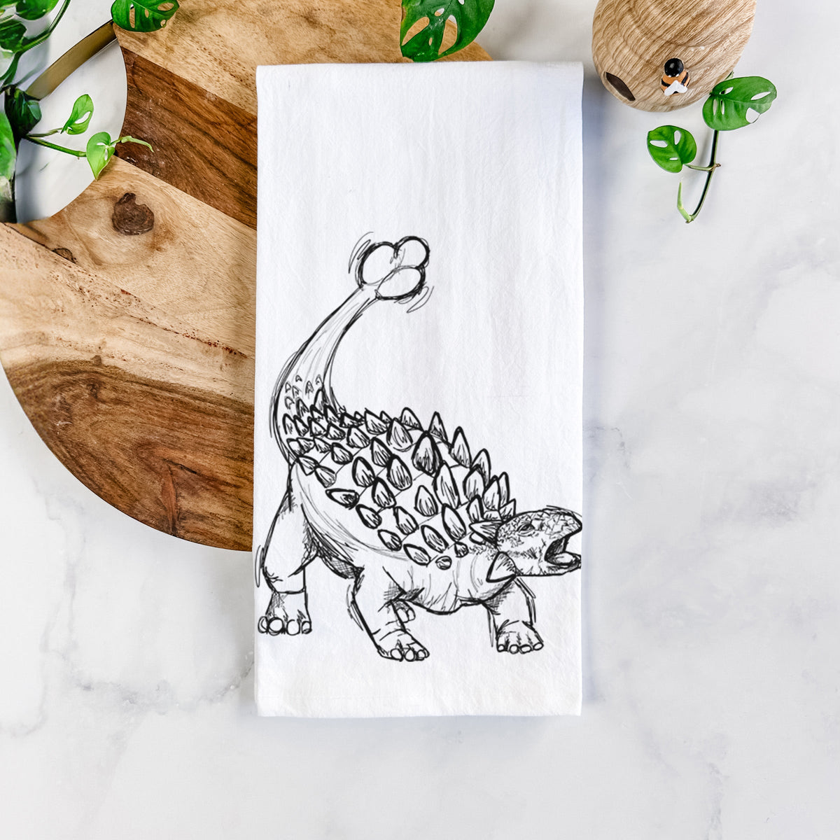 Ankylosaurus Magniventris Tea Towel