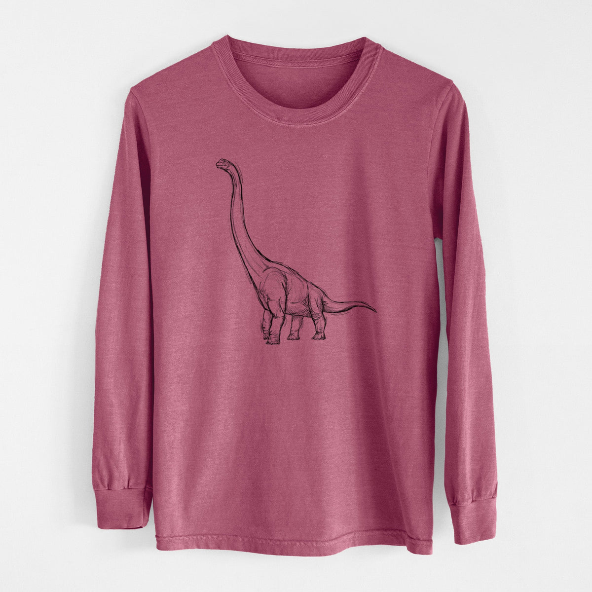Apatosaurus Excelsus - Men's Heavyweight 100% Cotton Long Sleeve
