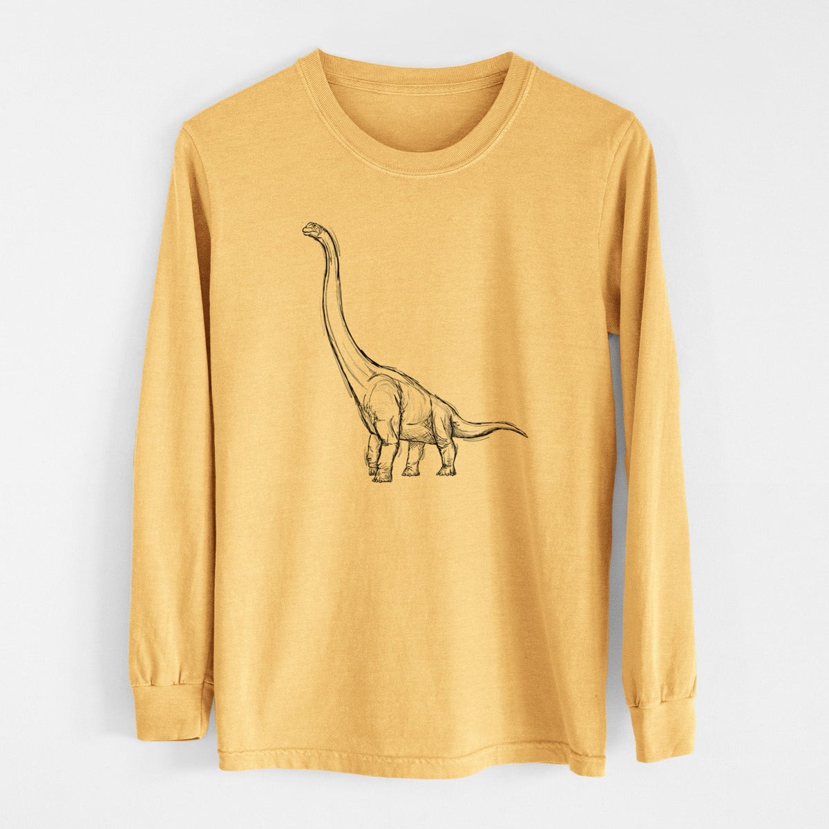 Apatosaurus Excelsus - Men's Heavyweight 100% Cotton Long Sleeve